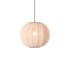Outlet Knit-Wit Ø45 rund pendel, sandstone Spisebordslamper|Hængelamper