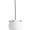 Hot Koi pendel Ø19, opal/sort Hvide Lamper|Glas Lamper