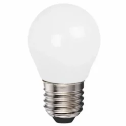Clearance Kronepære LED 4W opal, E27, 2700K Pærer|Led Pærer