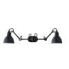 New No 204 Double væglampe, sort/blå Industrielle Lamper|Stue Lamper