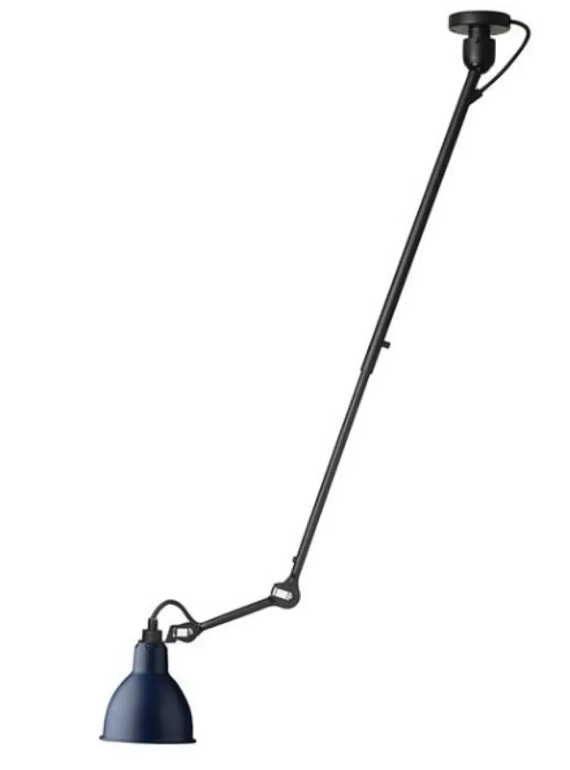 Clearance No 302 loftlampe, sort/blå Industrielle Lamper