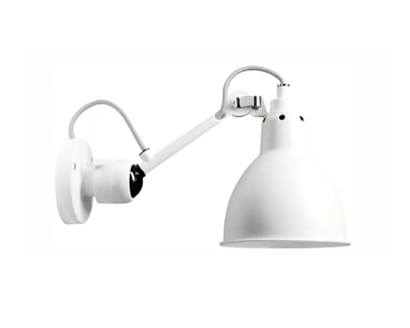 No 304 Væglampe, hvid Hvide Lamper|Industrielle Lamper