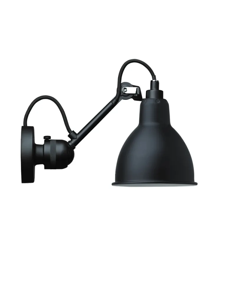 New No 304 Væglampe, sort Sorte Væglamper|Industrielle Lamper