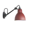 New No 104 væglampe, sort/rød Industrielle Lamper