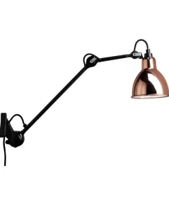 Best No 222 væglampe, sort/kobber/hvid Kobberlamper|Industrielle Lamper