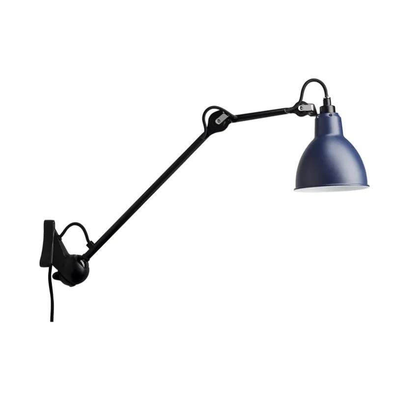Sale No 222 væglampe, sort/blå Læselamper|Industrielle Lamper
