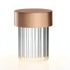 Last Order Bordlampe Riflet, satin kobber Kobberlamper