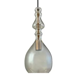 Lea pendel, amber Glas Lamper|Pendler