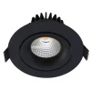 LED Downlight Tilt 10,9W, indbygning, sort Spotlampe|Indbygningsspot Direkte I Isolering