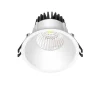 Clearance LED Downlight 10,9W, indbygning, mat hvid Spotlampe|Indbygningsspot Direkte I Isolering