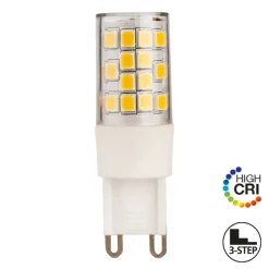 Outlet LED G9 3,8W 3-trins dæmp Pærer|Led Pærer