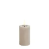 Hot LED Smeltet bloklys, Sandstone, Smooth, 5x7,5 cm Lamper Til Reol|Led Stearinlys