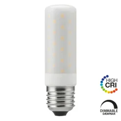 Discount LED T28 rørpære 9W E27 opal Dim CRI 90 Led Pærer