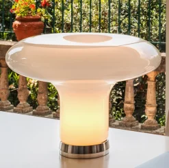 Best Lesbo bordlampe, hvid Hvide Lamper|Glas Lamper