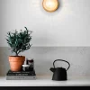 Best Liila 1 medium væglampe / loftlampe IP44, nordic guld/klar Glas Lamper|Vådrumslamper