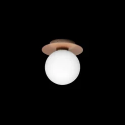 Discount Liila 1 Outdoor væglampe / loftlampe, mørk bronze/opal Glas Lamper|Sommerhus Lamper