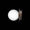 Liila 1 Small væglampe / loftlampe IP44, mørk bronze/opal Glas Lamper|Vådrumslamper