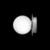 Outlet Liila 1 Small væglampe / loftlampe IP44, light silver/opal Glas Lamper|Vådrumslamper