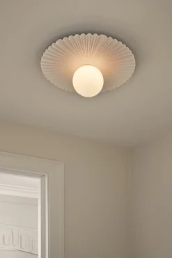 Sale Liila Muuse væglampe / loftlampe medium, Nordic guld/opal Messinglamper|Stue Lamper