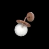 Discount Liila Outdoor væglampe, mørk bronze/klar Glas Lamper|Sommerhus Lamper
