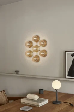Hot Liila Star væglampe / loftlampe, nordic guld/klar Glas Lamper|Køkkenlamper