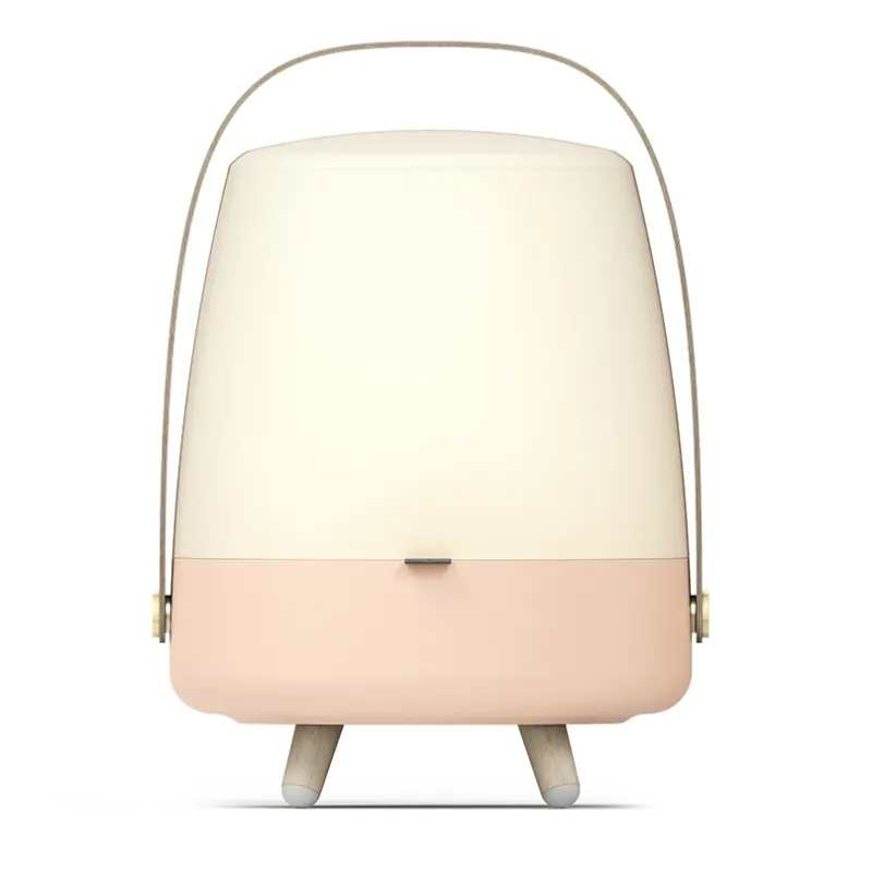 Best Lite-up Play LED lampe m/højtaler, lyserød Lamper I Træ|Transportable Lamper