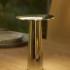 Hot Lix mini batterilampe / bordlampe, messing Messinglamper|Transportable Lamper