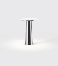 Sale Lix mini batterilampe / bordlampe, krom Krom Lamper|Transportable Lamper