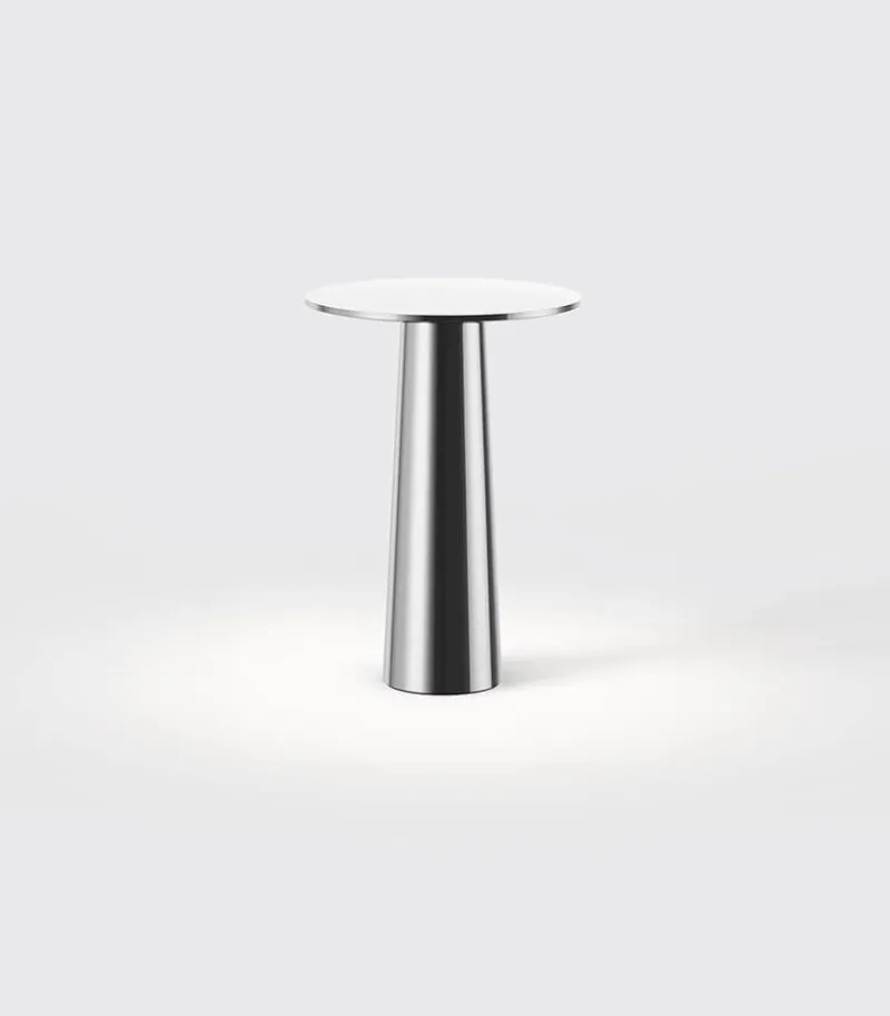 Sale Lix mini batterilampe / bordlampe, krom Krom Lamper|Transportable Lamper