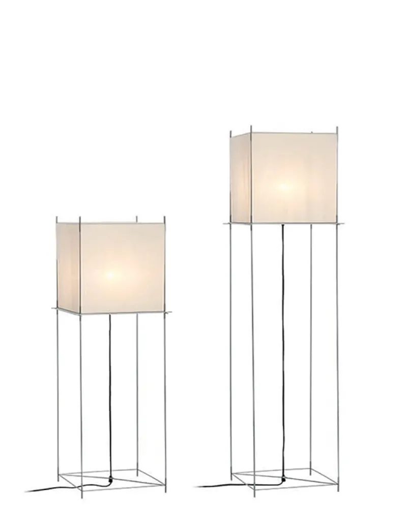 Discount Lotek gulvlampe XL, steel frame Rispapir Lamper|Standerlamper