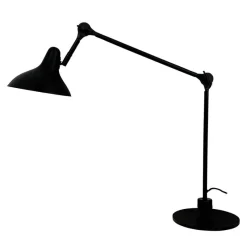 Best Lotus bordlampe, mat sort Skrivebordslamper|Lamper Til Reol