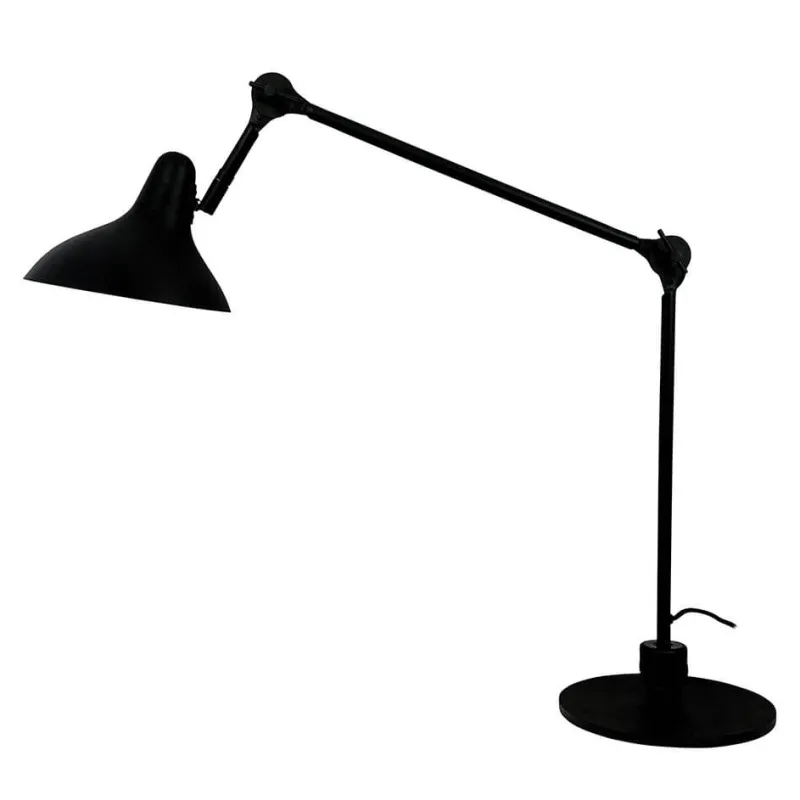 Best Lotus bordlampe, mat sort Skrivebordslamper|Lamper Til Reol