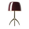 Clearance Lumiere Grande, rød/pearl med dæmper Glas Lamper