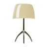 Outlet Lumiere Grande, varm hvid/pearl, on/off Hvide Lamper|Glas Lamper