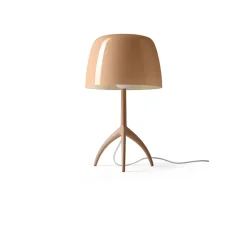 Outlet Lumiere Nuances Piccola bordlampe, cipria Glas Lamper|Bordlamper
