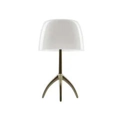 Sale Lumiere Piccola, hvid/pearl med dæmper Hvide Lamper|Glas Lamper