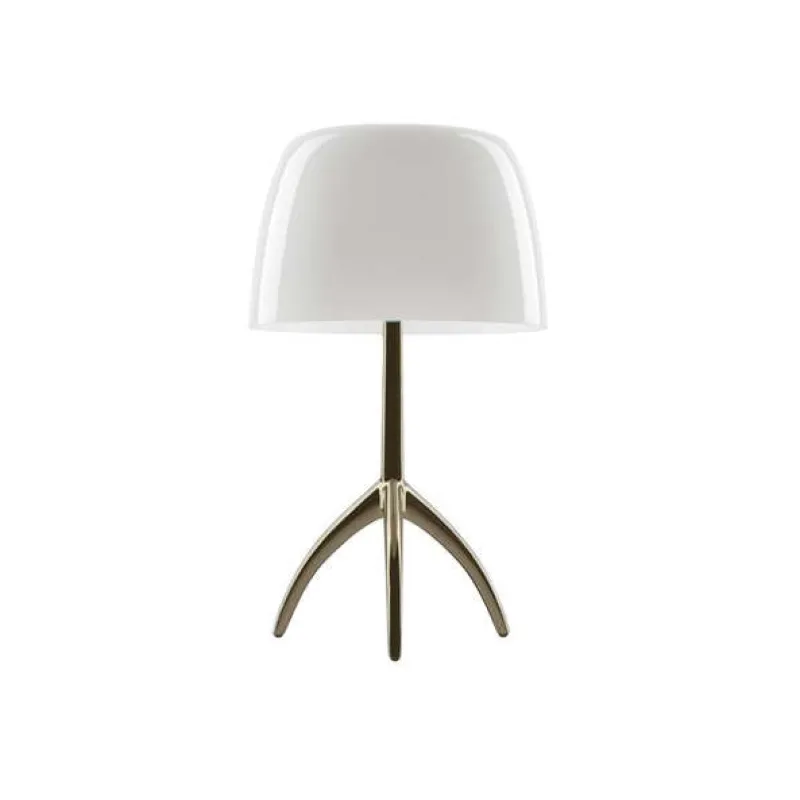 Sale Lumiere Piccola, hvid/pearl med dæmper Hvide Lamper|Glas Lamper