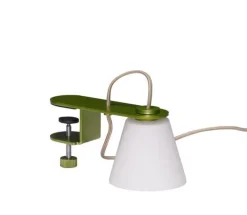 Outlet Lure væglampe, metallic grøn Læselamper|Klemmelamper