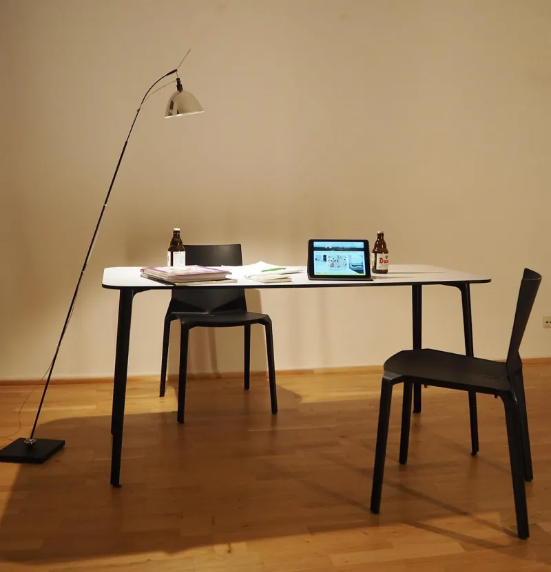 New Max. Gulvlampe LED, krom Krom Lamper|Standerlamper