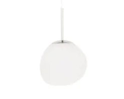 Outlet Melt mini pendel, opal/sølv Hvide Lamper|Hængelamper