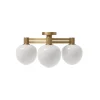 Best Memoir 3 loftlampe 120, messing/opal Messinglamper|Hvide Lamper