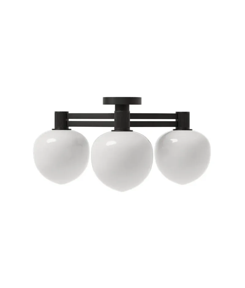 Hot Memoir 3 loftlampe 120, sort/opal Hvide Lamper|Glas Lamper