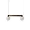 New Memoir 2 side-by-side pendel 120, bronze/opal Hvide Lamper|Glas Lamper