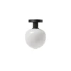Sale Memoir loftlampe 120, sort/opal Hvide Lamper|Glas Lamper