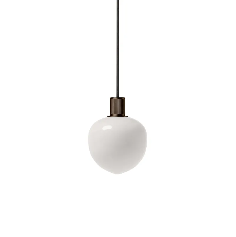 Online Memoir pendel 120, bronze/opal Hvide Lamper|Glas Lamper
