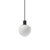 Clearance Memoir pendel 120, sort/opal Hvide Lamper|Glas Lamper