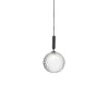 Miira 1 Large pendel, grå/klar Glas Lamper|Pendler