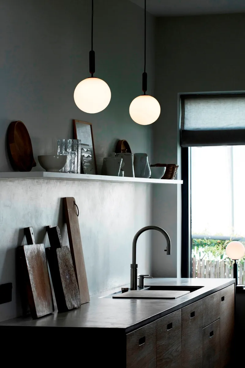 Best Miira 1 Large pendel, grå/opal Glas Lamper|Pendler