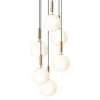 Hot Miira 6 Large pendel, messing/opal Messinglamper|Glas Lamper