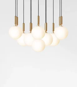 Best Miira 13 Large pendel, opal/messing Messinglamper|Glas Lamper